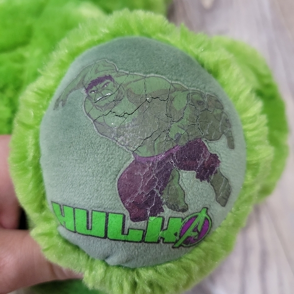 Marvel Avengers Exclusive Hulk stuffed Build A Bear character green - Picture 5 of 8